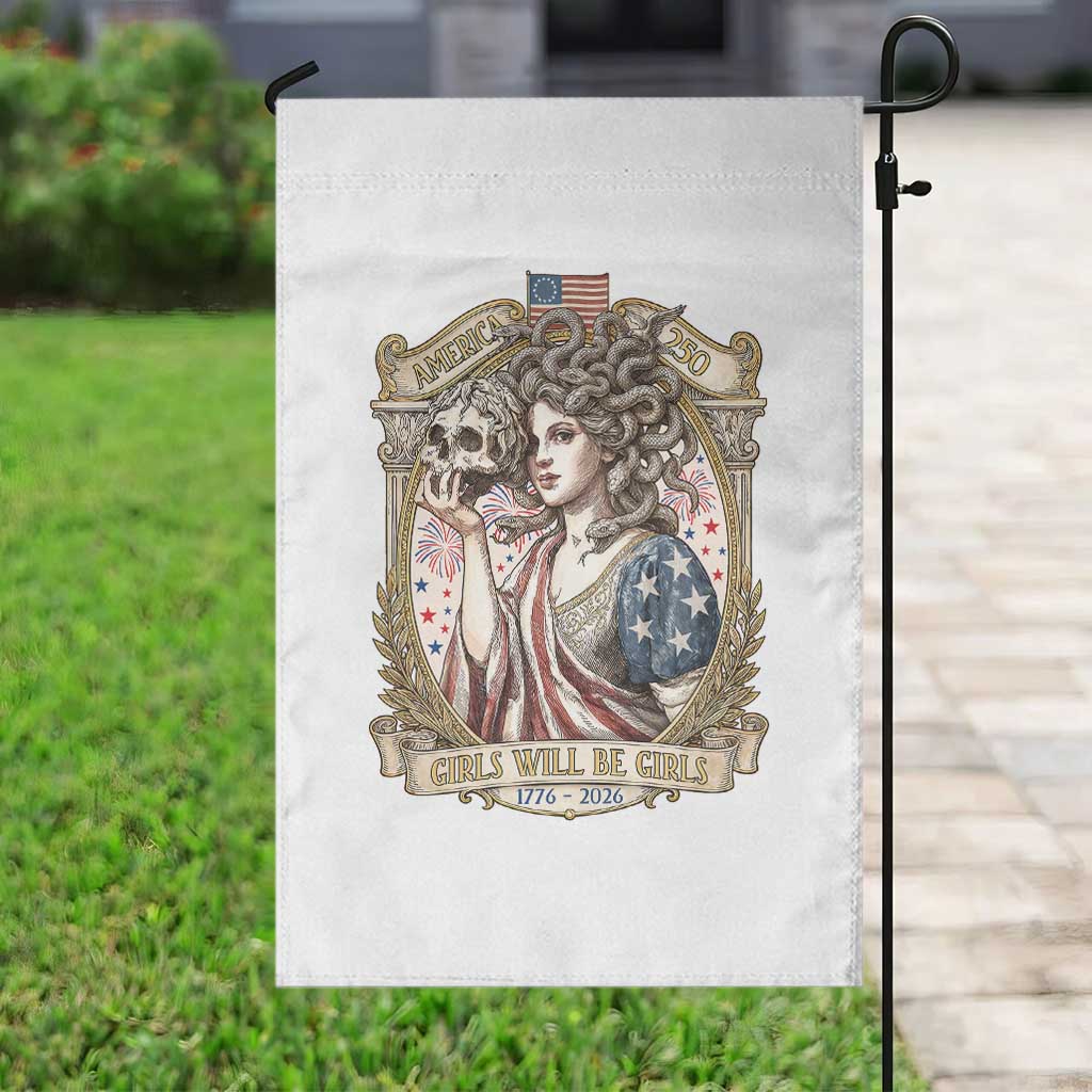 Feminist Medusa Girls Will Be Girls Garden Flag USA 250 Anniversary Gift TS12 Print Your Wear