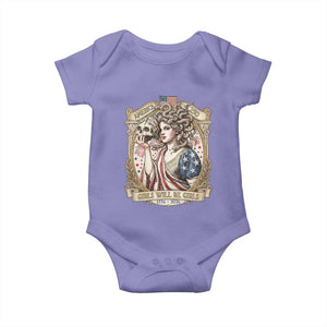 Feminist Medusa Girls Will Be Girls Baby Onesie USA 250 Anniversary Gift TS12 Violet Print Your Wear