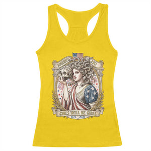 Feminist Medusa Girls Will Be Girls Racerback Tank Top USA 250 Anniversary Gift TS12 Daisy Print Your Wear