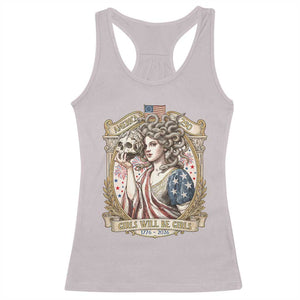 Feminist Medusa Girls Will Be Girls Racerback Tank Top USA 250 Anniversary Gift TS12 Ice Gray Print Your Wear