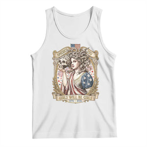 Feminist Medusa Girls Will Be Girls Tank Top USA 250 Anniversary Gift TS12 White Print Your Wear