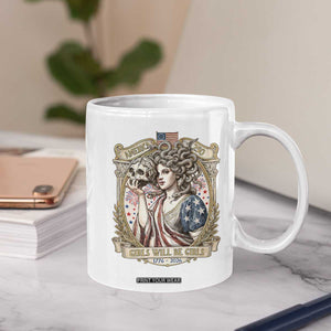 Feminist Medusa Girls Will Be Girls Coffee Mug USA 250 Anniversary Gift TS12 Print Your Wear