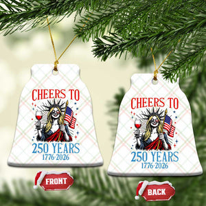 Funny Patriotic Statue Of Liberty Ceramic Ornament Cheers To 250 Years TS12 Print Your Wear