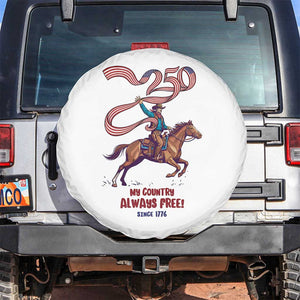 Funny Patriotic Cowboy Spare Tire Cover My Country Always Free USA Pride TS12 No hole White Print Your Wear
