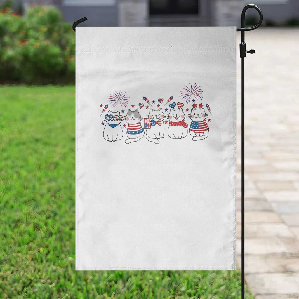 Patriotic Cat Lover Gift Garden Flag America 250 Anniversary TS12 Print Your Wear