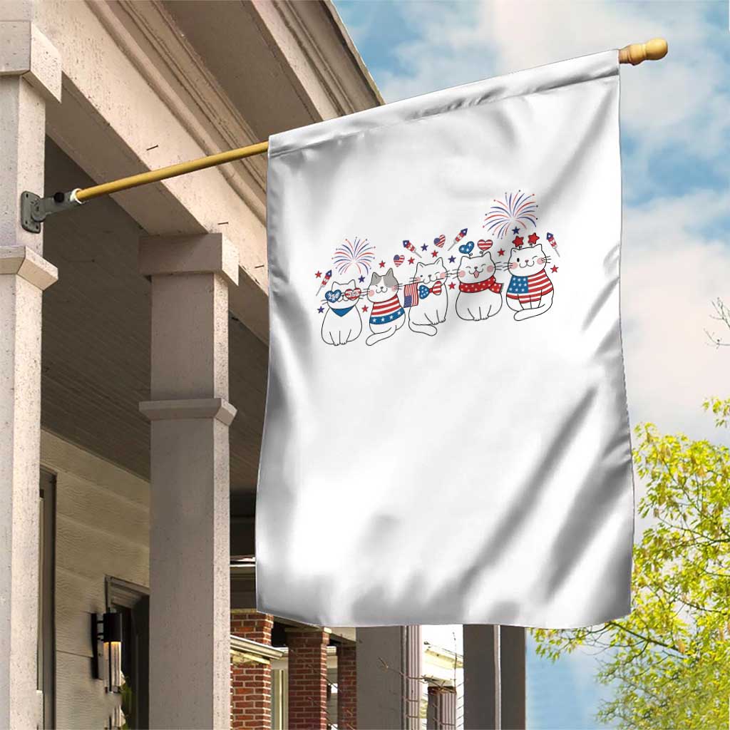 Patriotic Cat Lover Gift Garden Flag America 250 Anniversary TS12 Print Your Wear