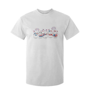 Patriotic Cat Lover Gift T Shirt For Kid America 250 Anniversary TS12 White Print Your Wear