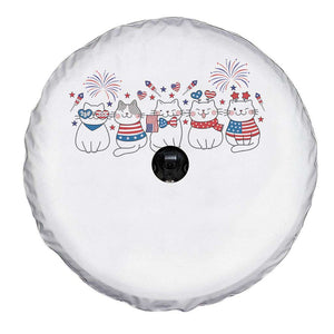 Patriotic Cat Lover Gift Spare Tire Cover America 250 Anniversary TS12 Print Your Wear