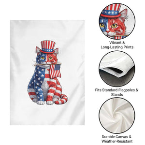 Proud American Cat Lover Garden Flag Patriotic Animal Lover Gift TS12 Print Your Wear