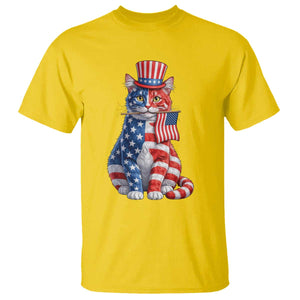 Proud American Cat Lover T Shirt Patriotic Animal Lover Gift TS12 Daisy Print Your Wear