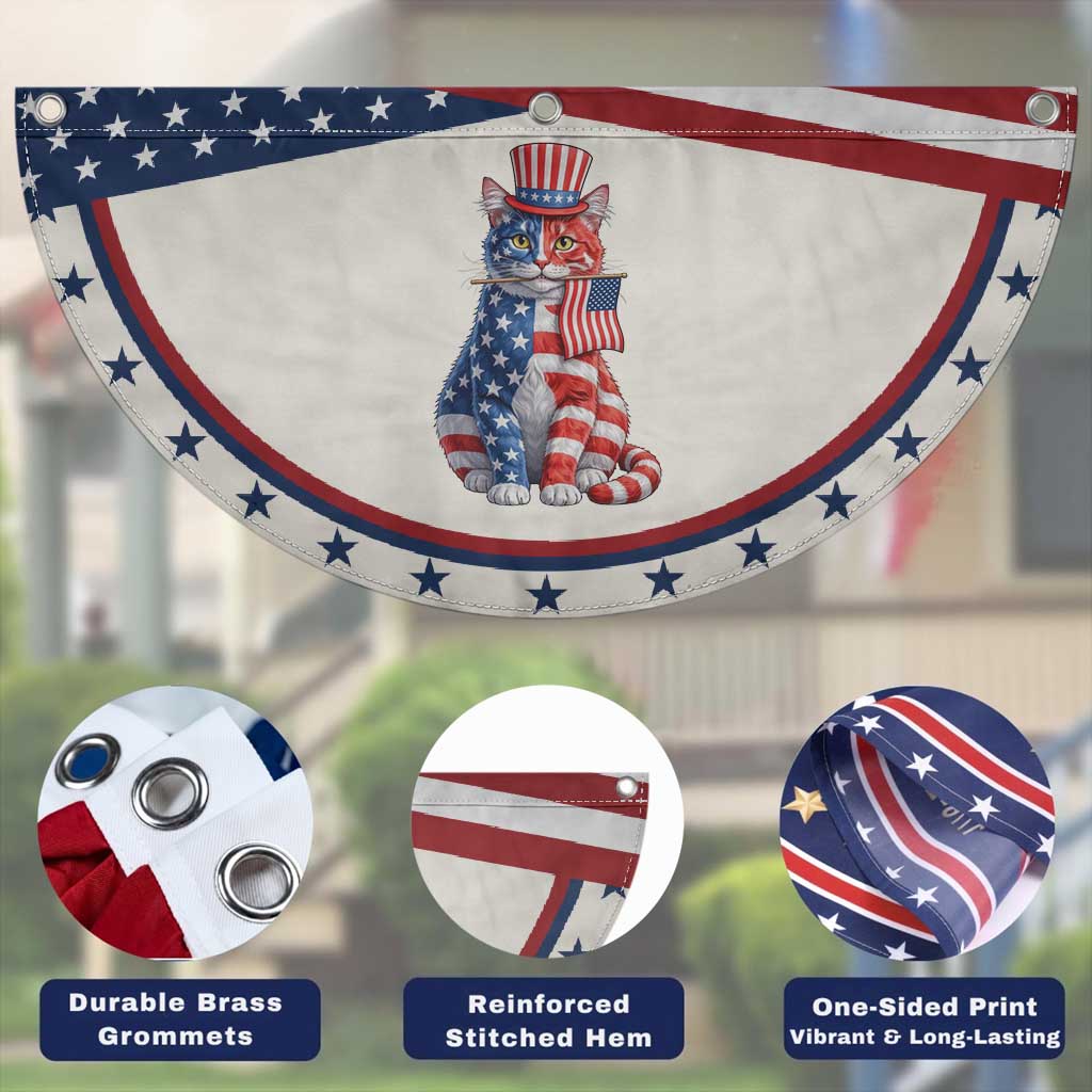 Proud American Cat Lover Patriotic Fan Flag Animal Lover Gift
