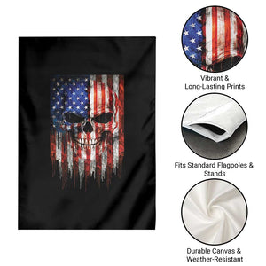 Patriotic Skull American Flag USA Pride Garden Flag TS12 Print Your Wear