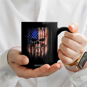 Patriotic Skull American Flag USA Pride Coffee Mug TS12 Print Your Wear