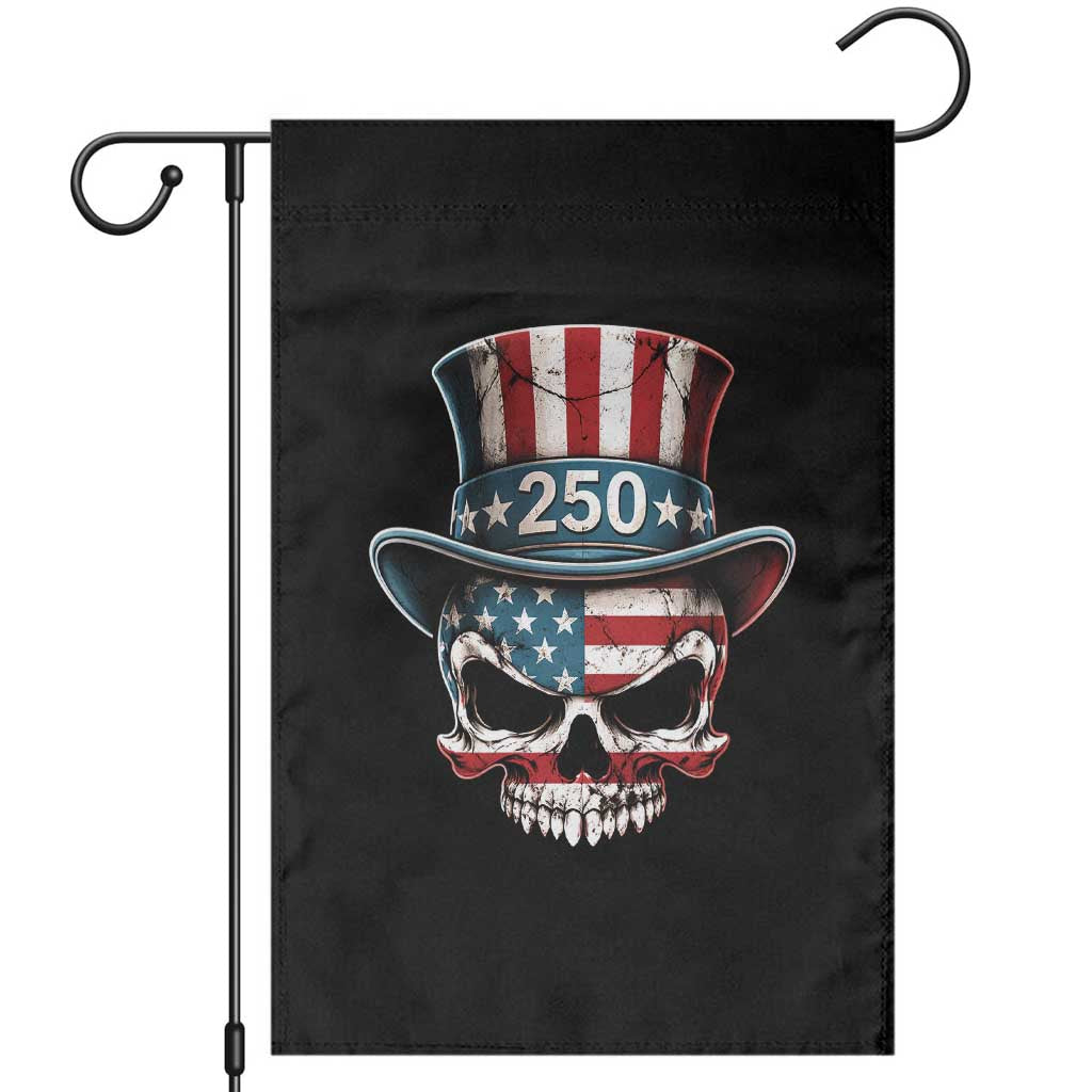 American Flag Skull Patriotic Pride Garden Flag USA 250 Anniversary TS12 Black Print Your Wear