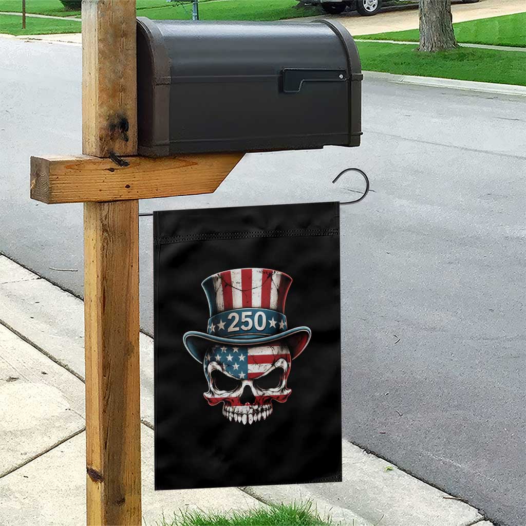 American Flag Skull Patriotic Pride Garden Flag USA 250 Anniversary TS12 Print Your Wear