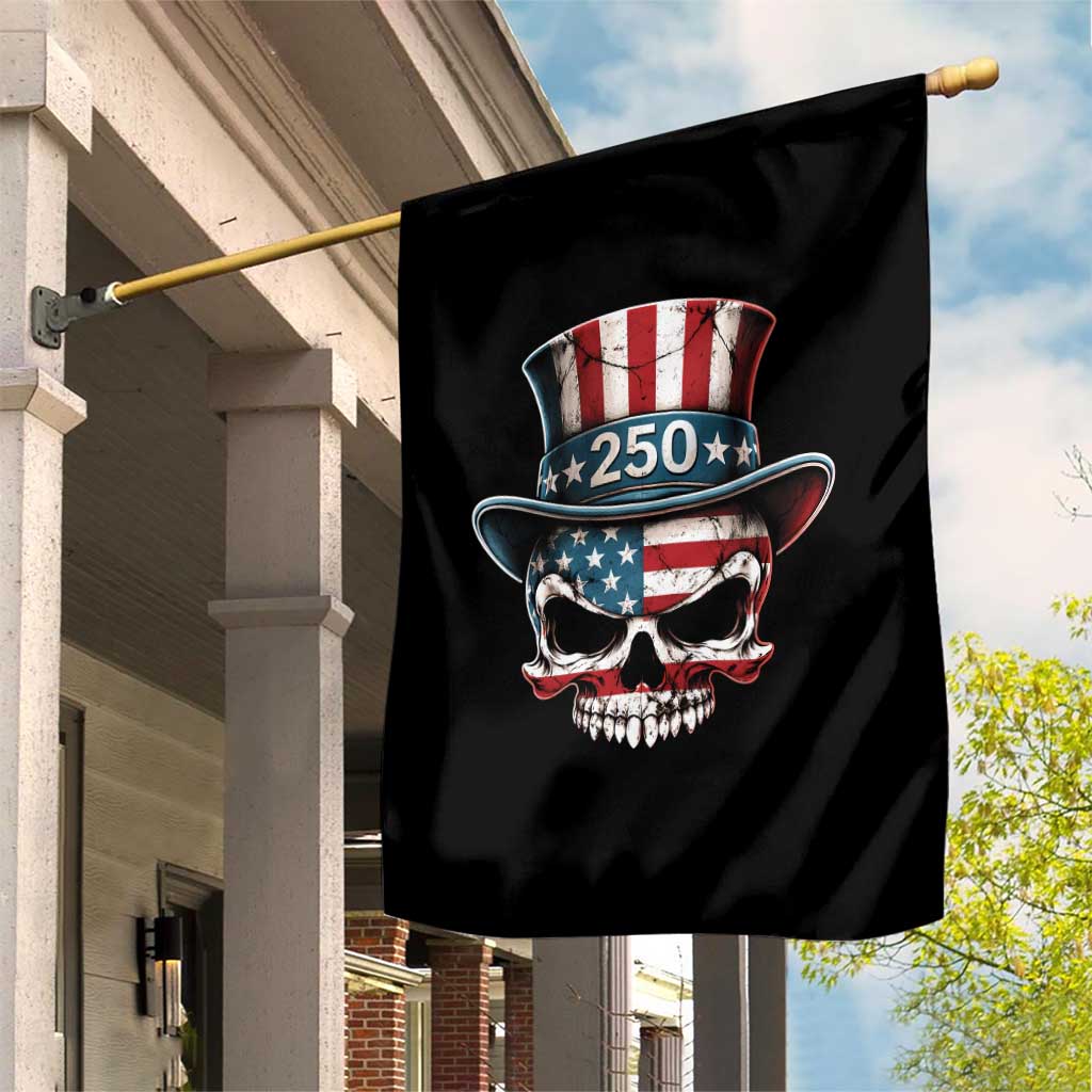 American Flag Skull Patriotic Pride Garden Flag USA 250 Anniversary TS12 Print Your Wear