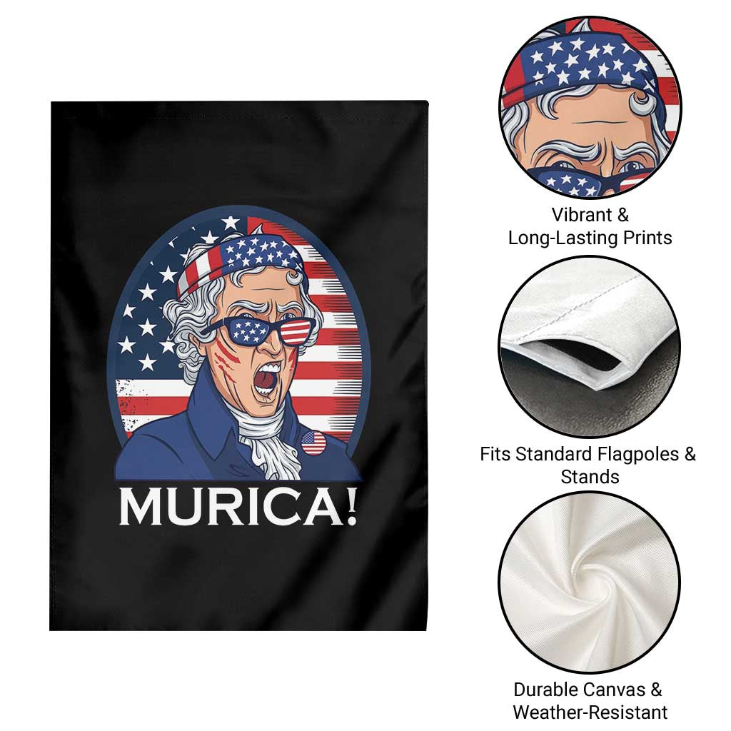 Funny Murica Thomas Jefferson Garden Flag Founding Father Gift TS12 Print Your Wear