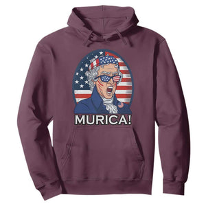 Funny Murica Thomas Jefferson Hoodie Founding Father Gift TS12 Maroon Print Your Wear