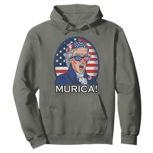 Funny Murica Thomas Jefferson Hoodie Founding Father Gift TS12 Military Green Print Your Wear