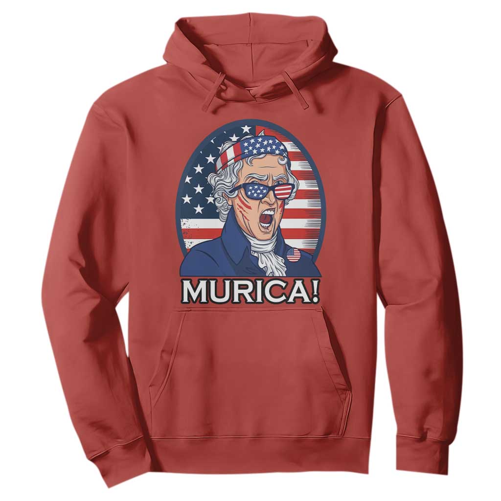Funny Murica Thomas Jefferson Hoodie Founding Father Gift TS12 Red Print Your Wear