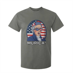 Funny Murica Thomas Jefferson T Shirt For Kid Founding Father Gift TS12 Military Green Print Your Wear
