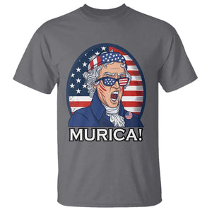 Funny Murica Thomas Jefferson T Shirt Founding Father Gift TS12 Charcoal Print Your Wear