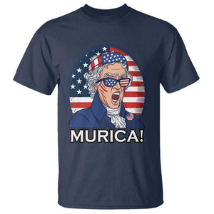 Funny Murica Thomas Jefferson T Shirt Founding Father Gift TS12 Navy Print Your Wear