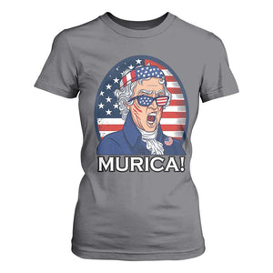 Funny Murica Thomas Jefferson T Shirt For Women Founding Father Gift TS12 Charcoal Print Your Wear