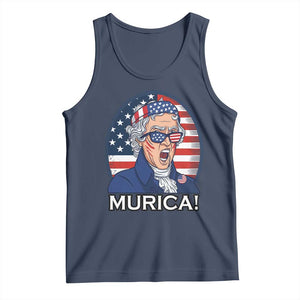 Funny Murica Thomas Jefferson Tank Top Founding Father Gift TS12 Navy Print Your Wear