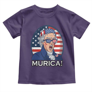 Funny Murica Thomas Jefferson Toddler T Shirt Founding Father Gift TS12 Purple Print Your Wear