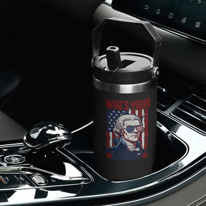 Funny Thomas Jefferson Flip Straw Tumbler Who Is Your Daddy TS12 Print Your Wear