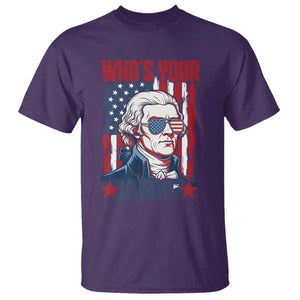 Funny Thomas Jefferson T Shirt Who Is Your Daddy TS12 Purple Print Your Wear