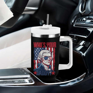 Funny Thomas Jefferson Tumbler With Handle Who Is Your Daddy TS12 Print Your Wear