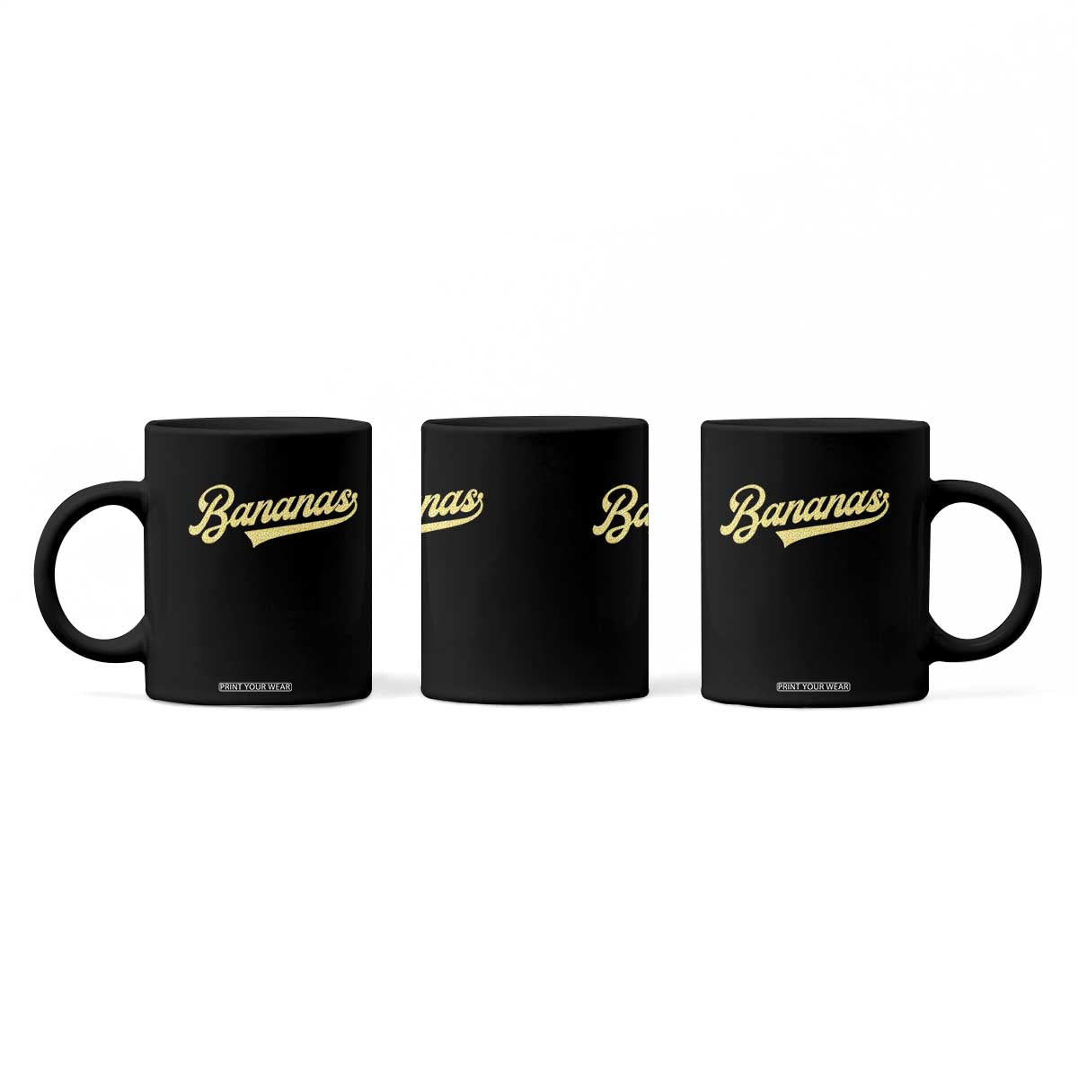Funny Banana Pattern Typography Coffee Mug Retro Throwback Fruit Lover TS12 Print Your Wear
