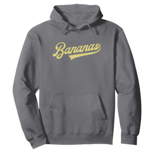 Funny Banana Pattern Typography Hoodie Retro Throwback Fruit Lover TS12 Charcoal Print Your Wear