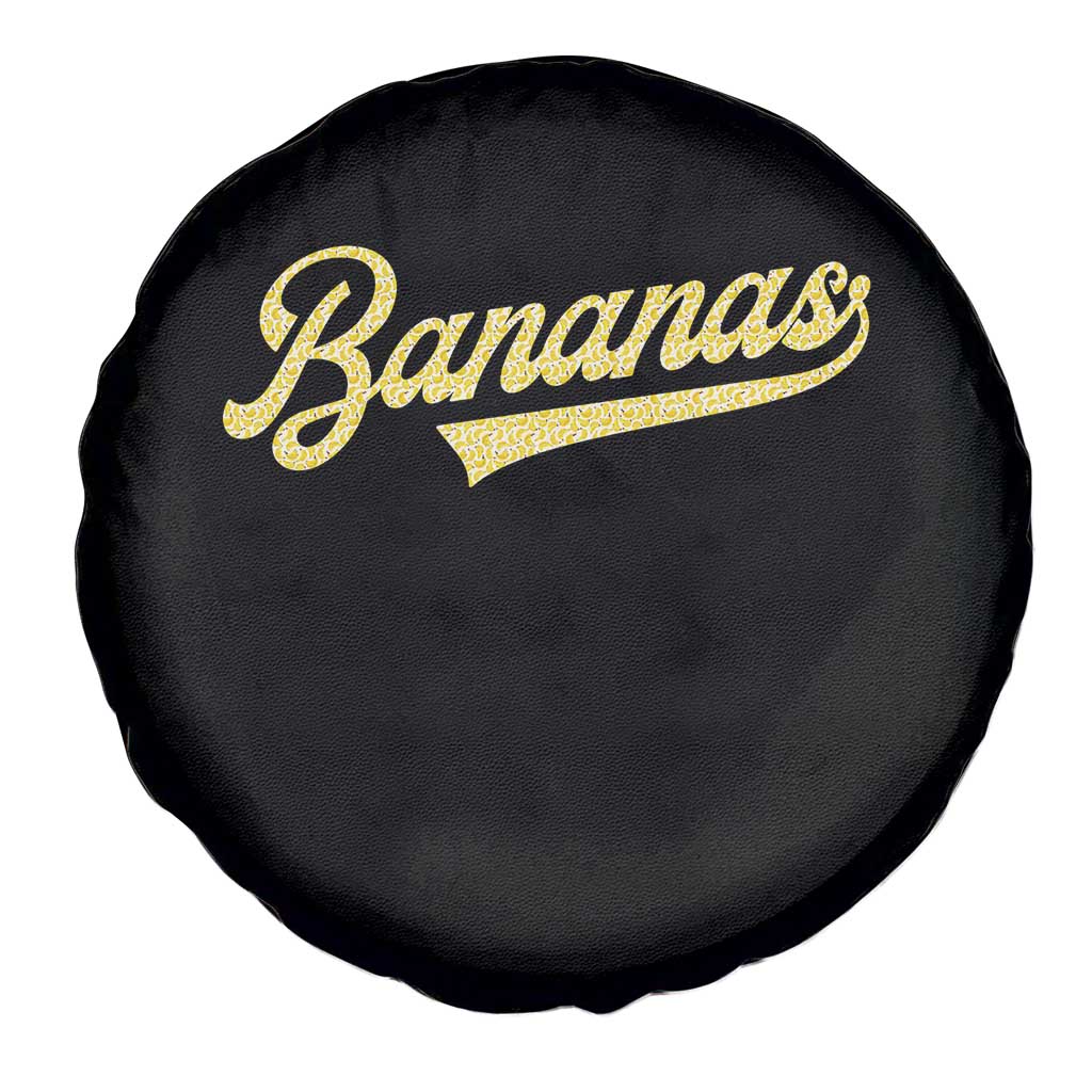 Funny Banana Pattern Typography Spare Tire Cover Retro Throwback Fruit Lover TS12 Print Your Wear