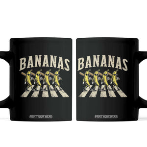 Retro Bananas Parody Coffee Mug Funny Baseball Player Gift TS12 Black Print Your Wear