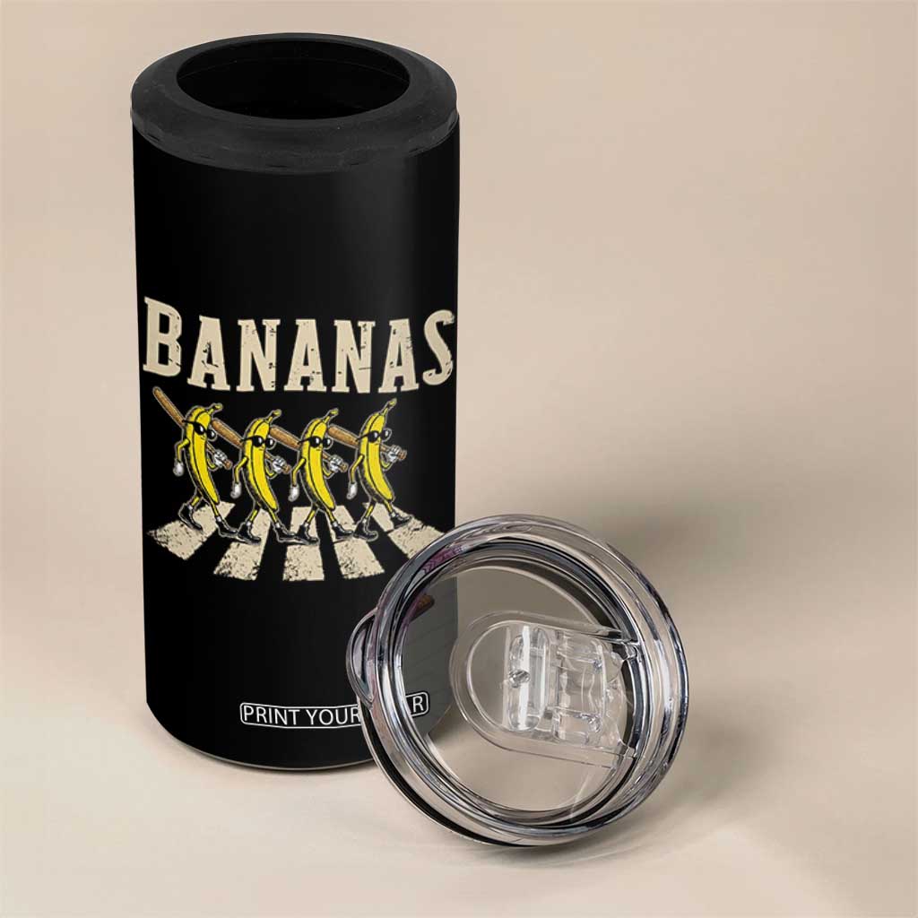 Retro Bananas Parody 4 in 1 Can Cooler Tumbler Funny Baseball Player Gift TS12 Print Your Wear