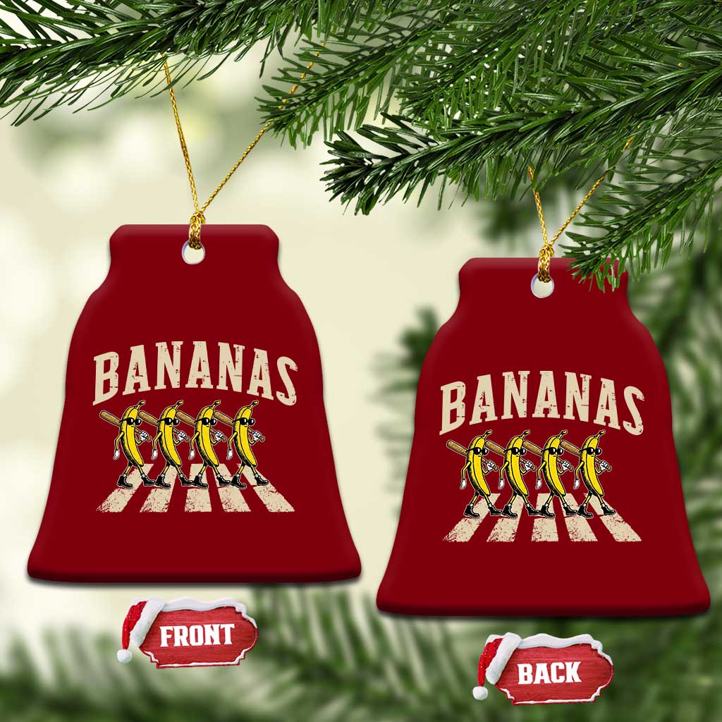 Retro Bananas Parody Ceramic Ornament Funny Baseball Player Gift TS12 Print Your Wear
