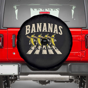 Retro Bananas Parody Spare Tire Cover Funny Baseball Player Gift TS12 Black Print Your Wear