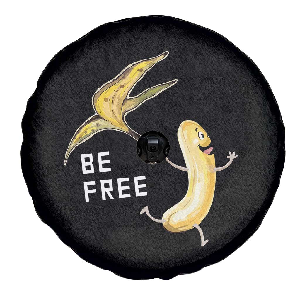 Funny Banana Striptease Be Free Graphic Spare Tire Cover TS12 Print Your Wear