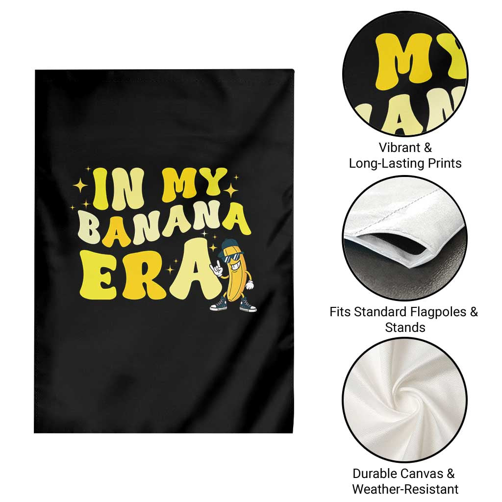 Funny In My Banana Era Graphic Garden Flag Retro Fruit Lover TS12 Print Your Wear