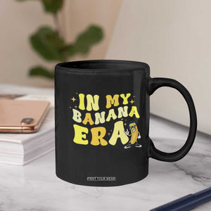 Funny In My Banana Era Graphic Coffee Mug Retro Fruit Lover TS12 Print Your Wear
