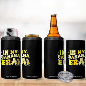 Funny In My Banana Era Graphic 4 in 1 Can Cooler Tumbler Retro Fruit Lover TS12 Print Your Wear