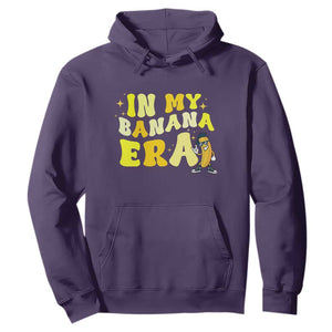 Funny In My Banana Era Graphic Hoodie Retro Fruit Lover TS12 Purple Print Your Wear