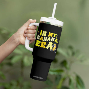Funny In My Banana Era Graphic Tumbler With Handle Retro Fruit Lover TS12 Print Your Wear