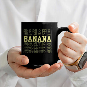 Banana Layered Text Graphic Coffee Mug Banana Lover Gift TS12 Print Your Wear