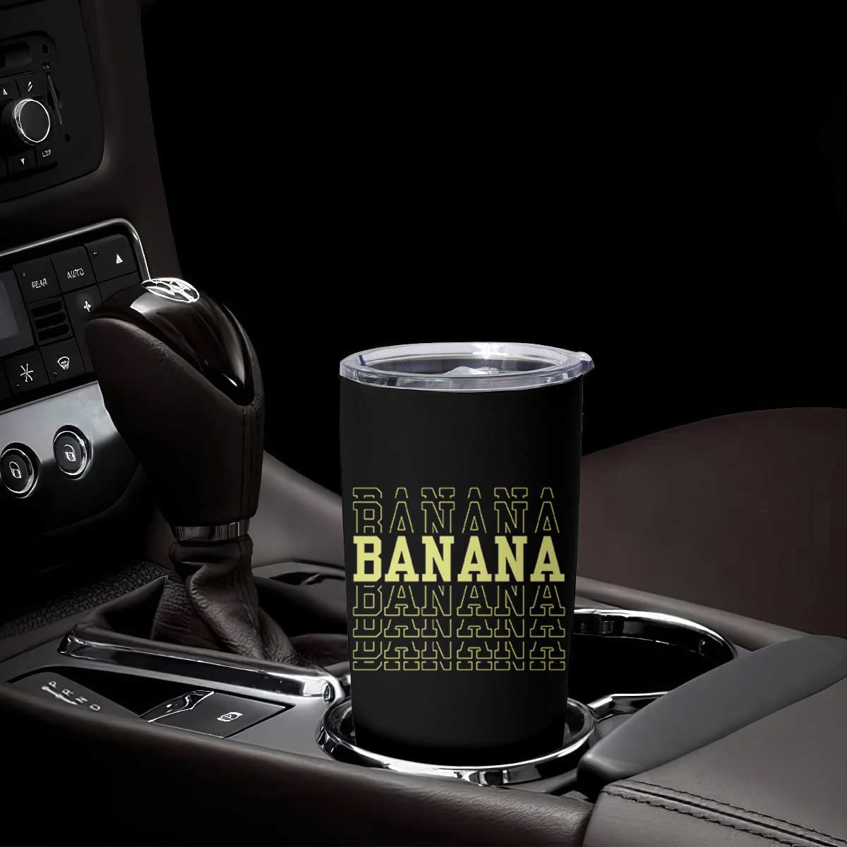 Banana Layered Text Graphic Tumbler Cup Banana Lover Gift TS12 Print Your Wear
