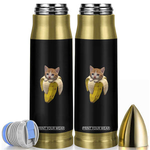 Funny Bananacat Meme Lover Bullet Tumbler Cute Kitty Banana Costume TS12 Black Print Your Wear