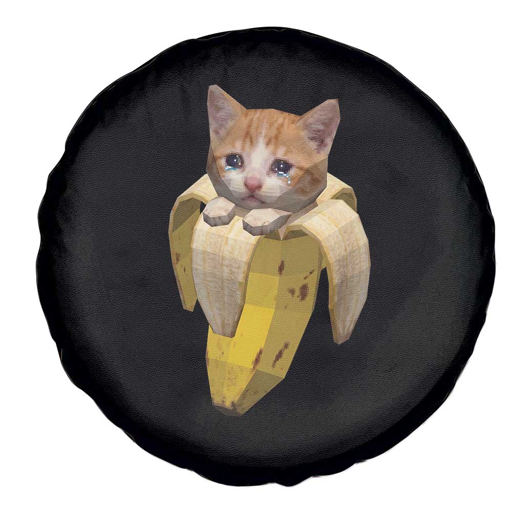 Funny Bananacat Meme Lover Spare Tire Cover Cute Kitty Banana Costume TS12 Print Your Wear